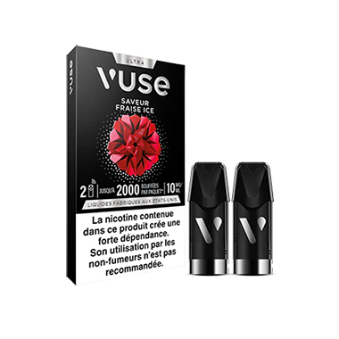 Capsules Vuse Ultra Fraise Ice - Vuse