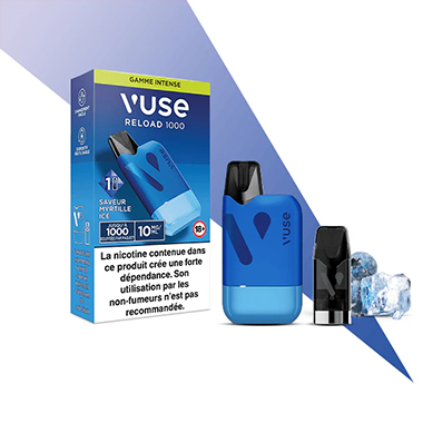 Kit Vuse Reload 1000 Myrtille Ice - Vuse