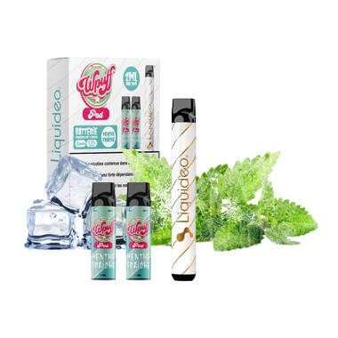 Starter Kit Wpuff Pod Blanc - Liquideo