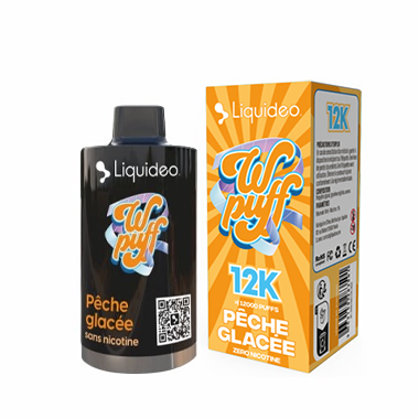 Capsule Wpuff Pods 12k Pêche Glacée - Liquideo