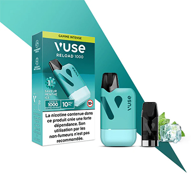 Kit Vuse Reload 1000 Menthe Ice - Vuse