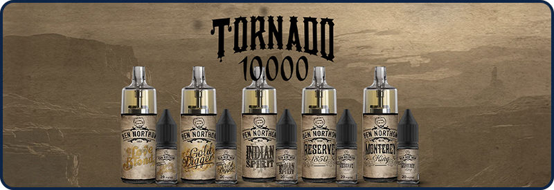 Kit Tornado 10000 par Ben Northon disponible sur E-LIQUIDE-FR !