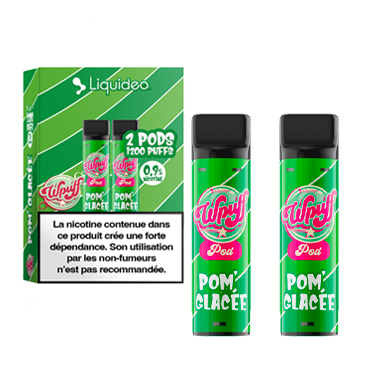 Capsules Wpuff Pod 2.0 Pom’ Glacée - Liquideo